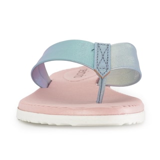 Foto 3 | Sandalia Flat Beira Rio Mady Holographic Azul para Mujer