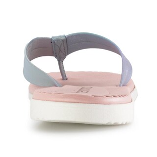 Foto 4 | Sandalia Flat Beira Rio Mady Holographic Azul para Mujer