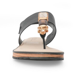 Foto 3 | Sandalia Flat Para Mujer Modare Majo Tira Negro