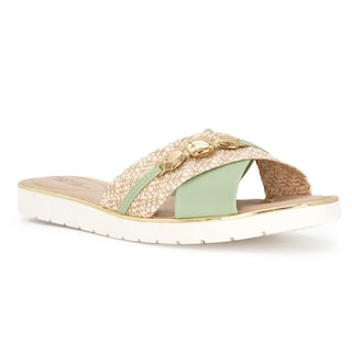 Foto 2 | Sandalia Flat Modare Anabell River Verde para Mujer
