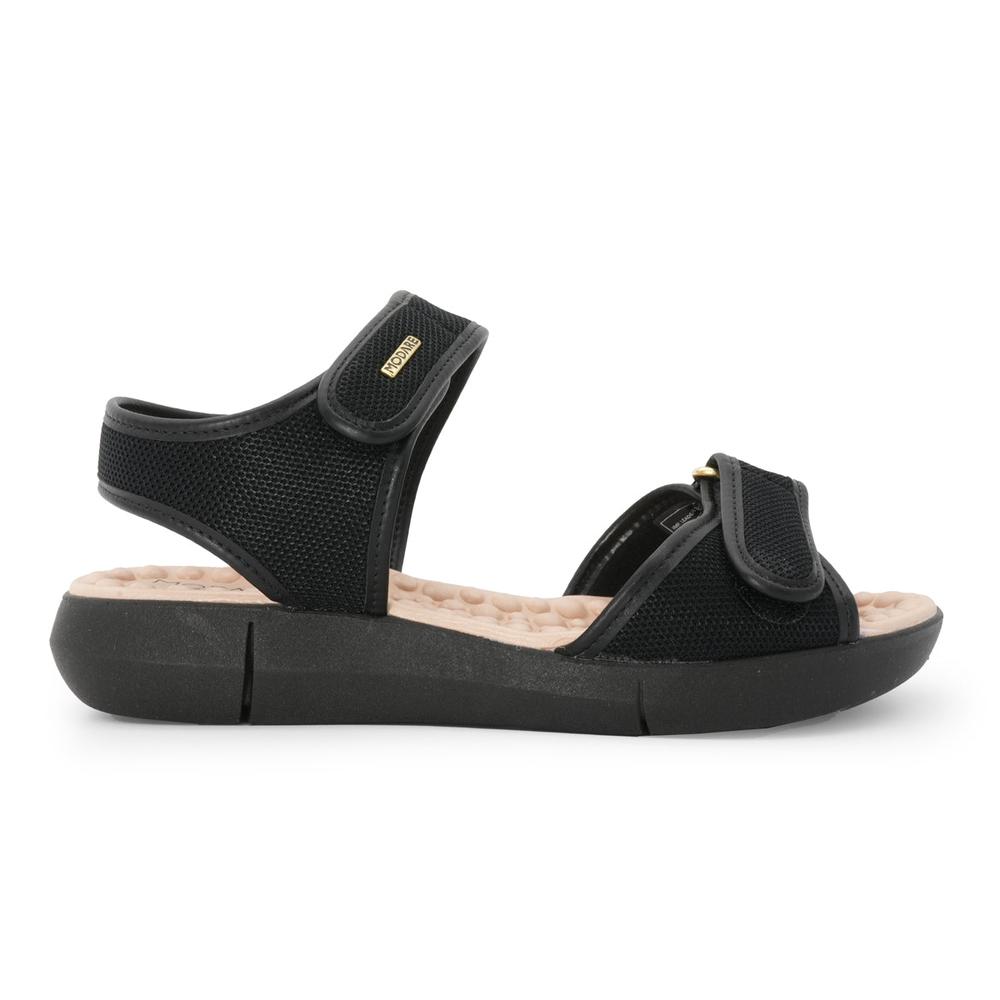 Foto 2 pulgar | Sandalia Plataforma Plana Para Mujer Modare Moana Nylon Negro