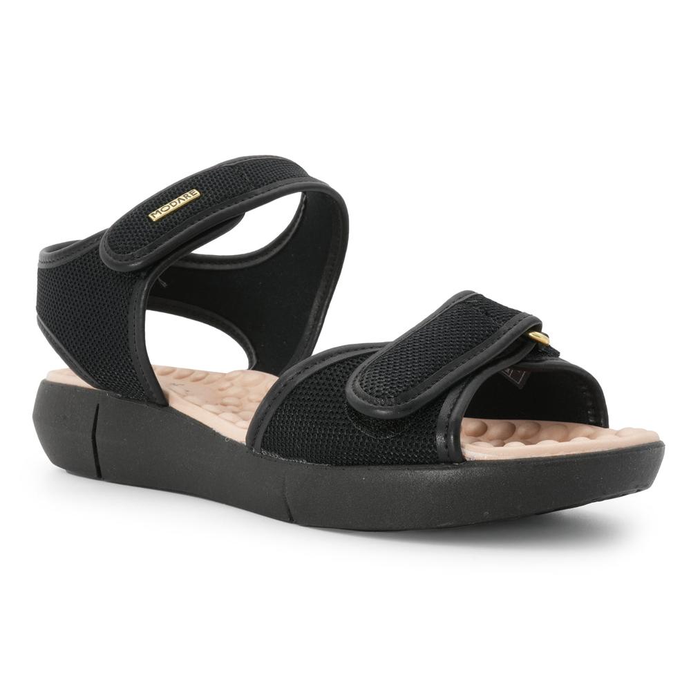Foto 3 pulgar | Sandalia Plataforma Plana Para Mujer Modare Moana Nylon Negro