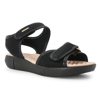 Foto 2 | Sandalia Plataforma Plana Para Mujer Modare Moana Nylon Negro