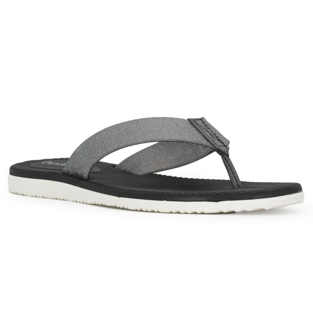 Foto 2 | Sandalia Flat Beira Rio Mady Holographic Negro para Mujer