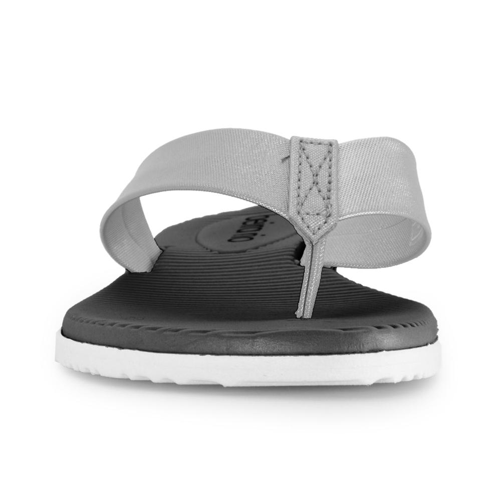 Foto 4 pulgar | Sandalia Flat Beira Rio Mady Holographic Negro para Mujer