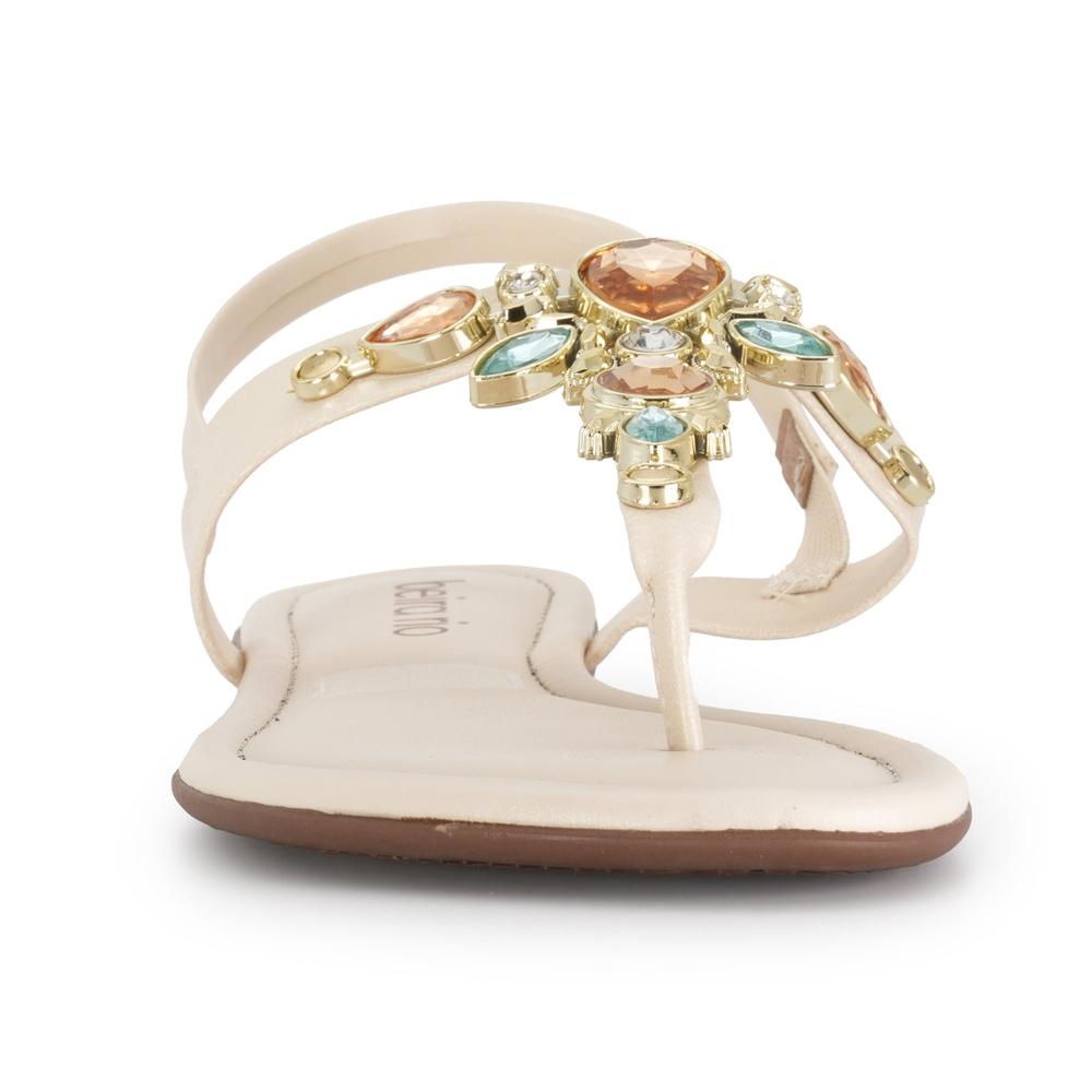 Foto 4 pulgar | Sandalias Beira Rio Lucy Fantasy Beige para Mujer
