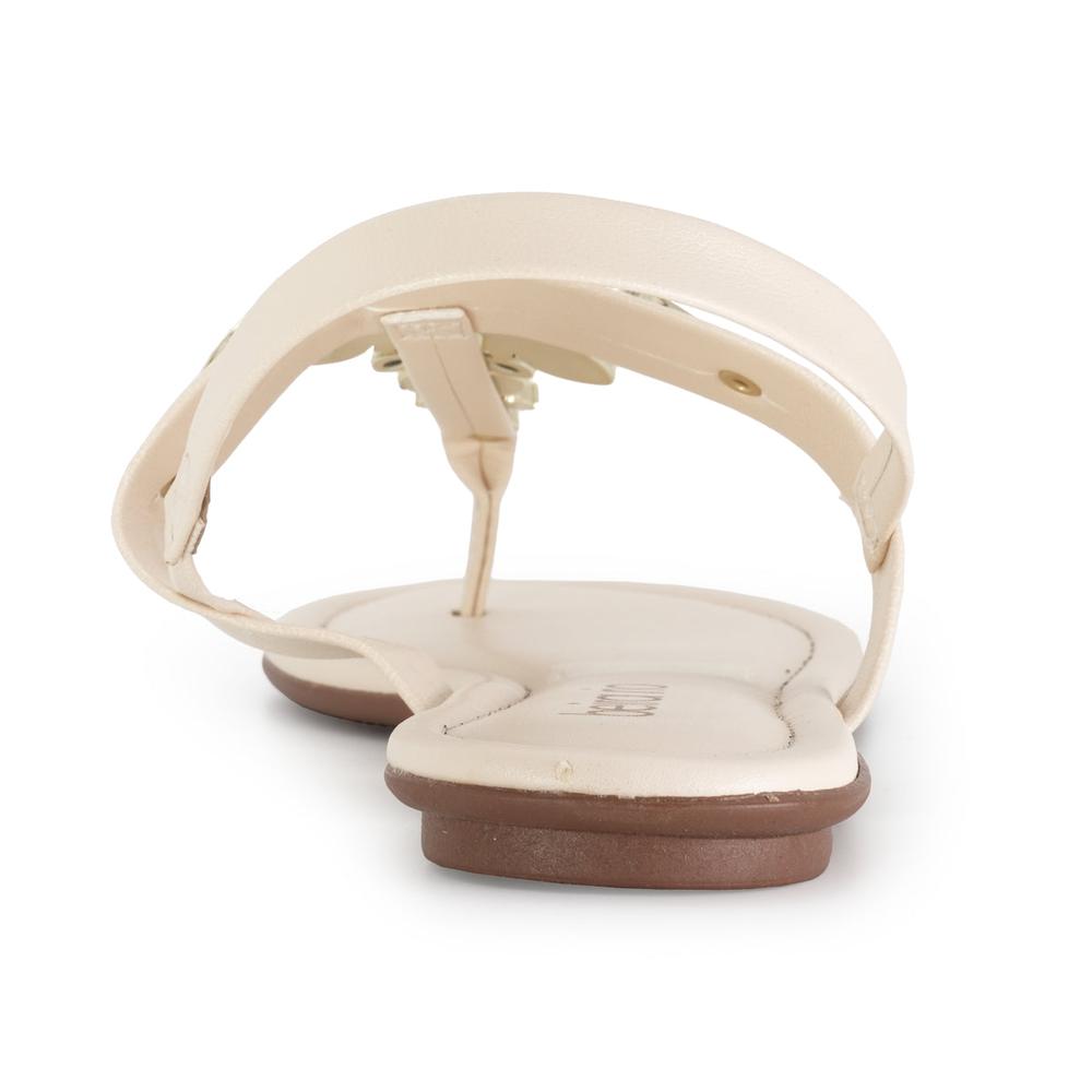 Foto 4 | Sandalias Beira Rio Lucy Fantasy Beige para Mujer