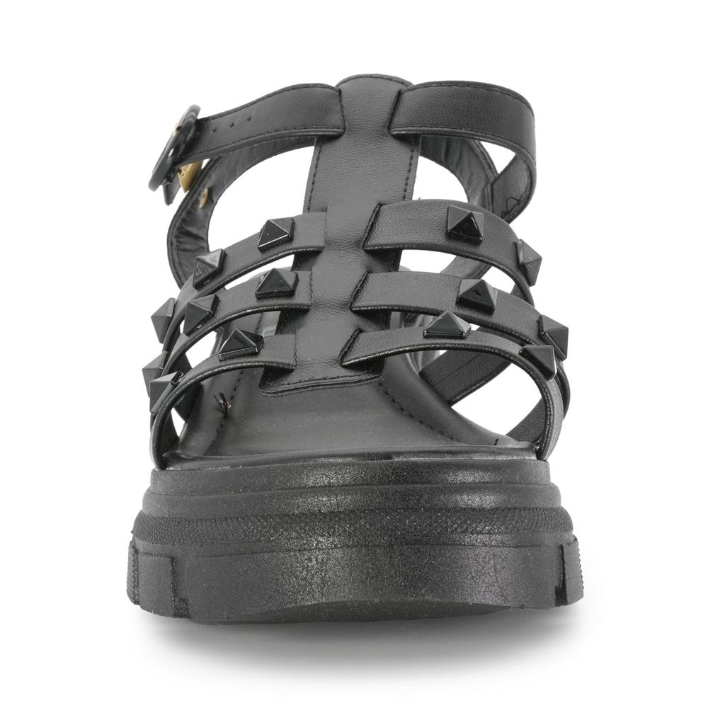 Foto 4 pulgar | Sandalias de Tacón Moleca Negras para Mujer