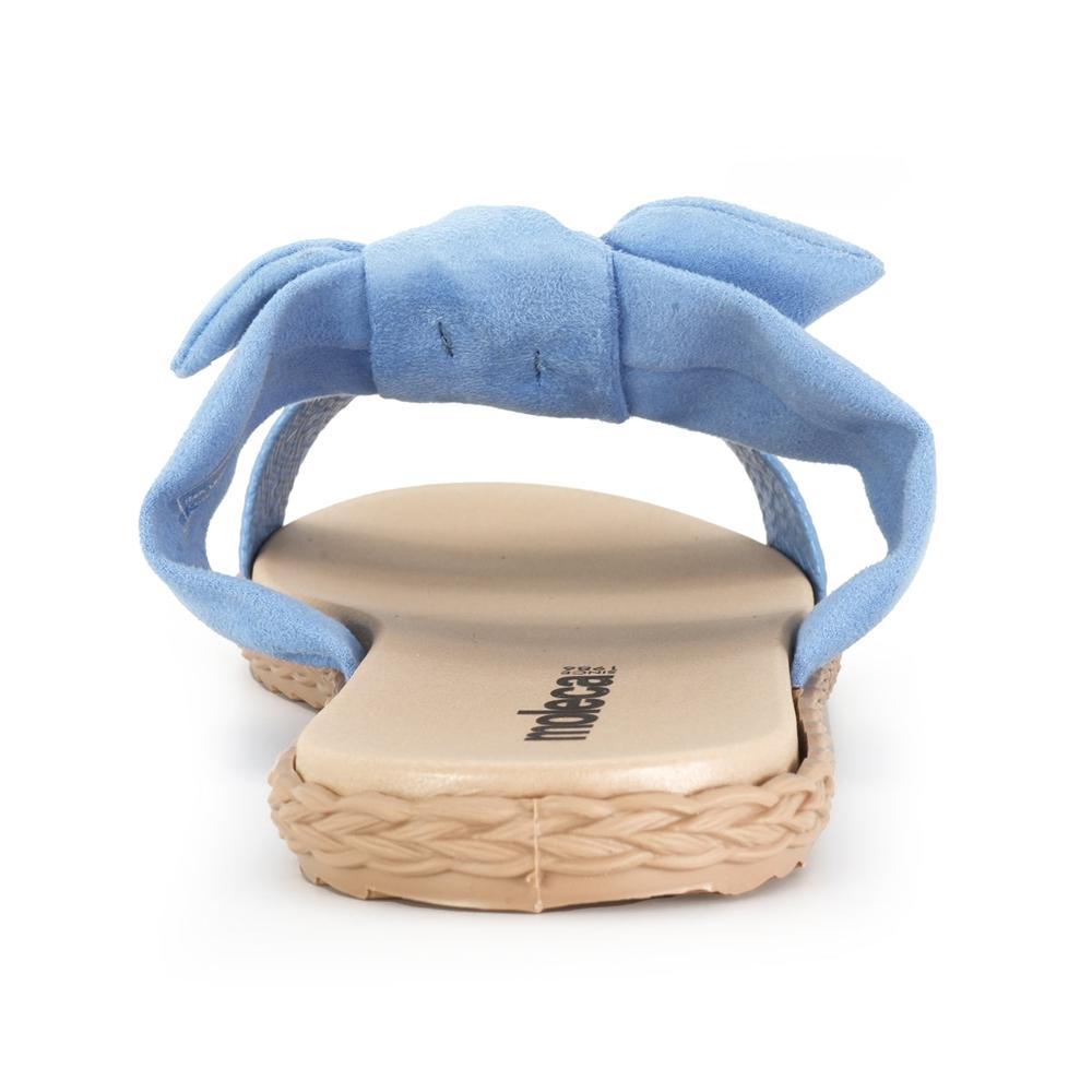 Foto 5 pulgar | Sandalia Flat para Mujer Moleca Dominica Duo Azul