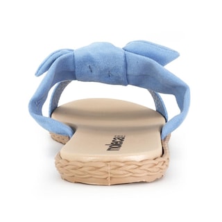 Foto 4 | Sandalia Flat para Mujer Moleca Dominica Duo Azul