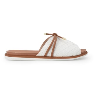 Foto 1 | Sandalia Flat Moleca Marina Lisa Blanco Para Mujer