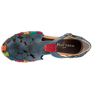 Foto 2 | Sandalias para Mujer Mora Tierra Multicolor