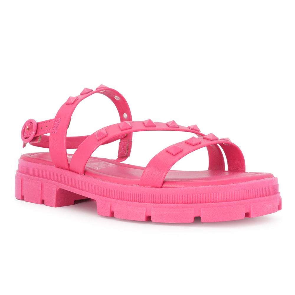 Foto 3 pulgar | Sandalias Moleca Rosas para Mujer