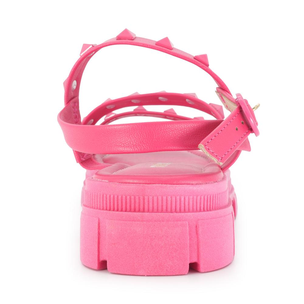 Foto 4 pulgar | Sandalias Moleca Rosas para Mujer