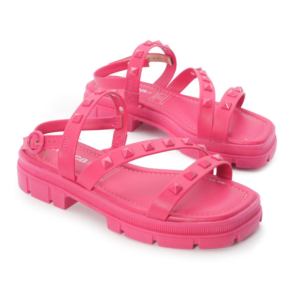 Foto 5 pulgar | Sandalias Moleca Rosas para Mujer