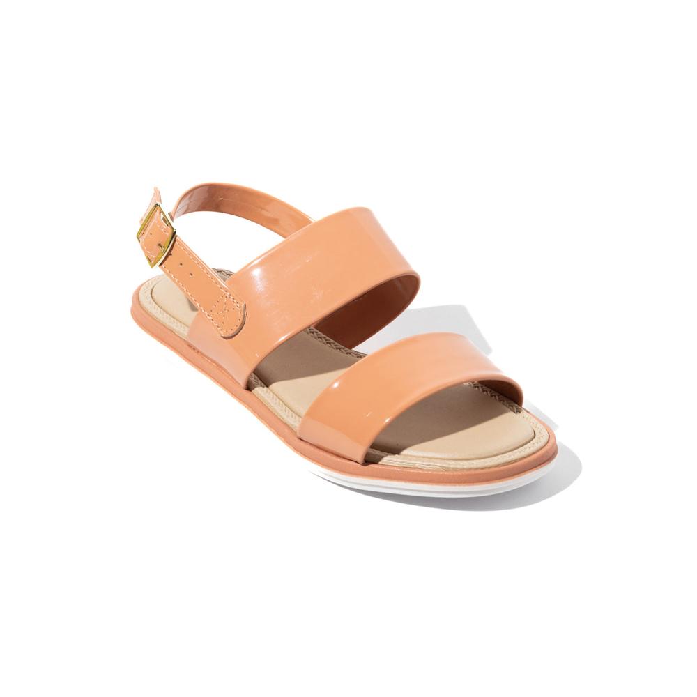 Foto 3 pulgar | Sandalias Moleca Dantza Fran Anaranjadas para Mujer
