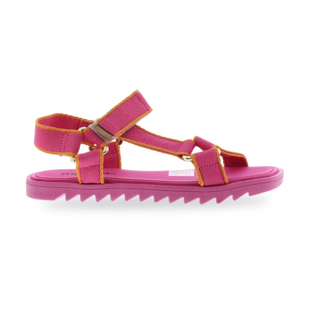 Foto 2 pulgar | Sandalia Flat Moleca Danira Tiras Rosa para Mujer