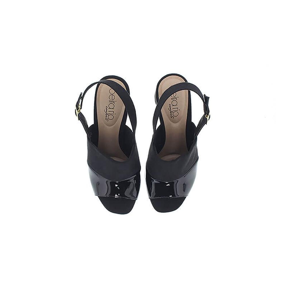 Foto 5 | Sandalias de Tacón Beira Rio Beiges para Mujer