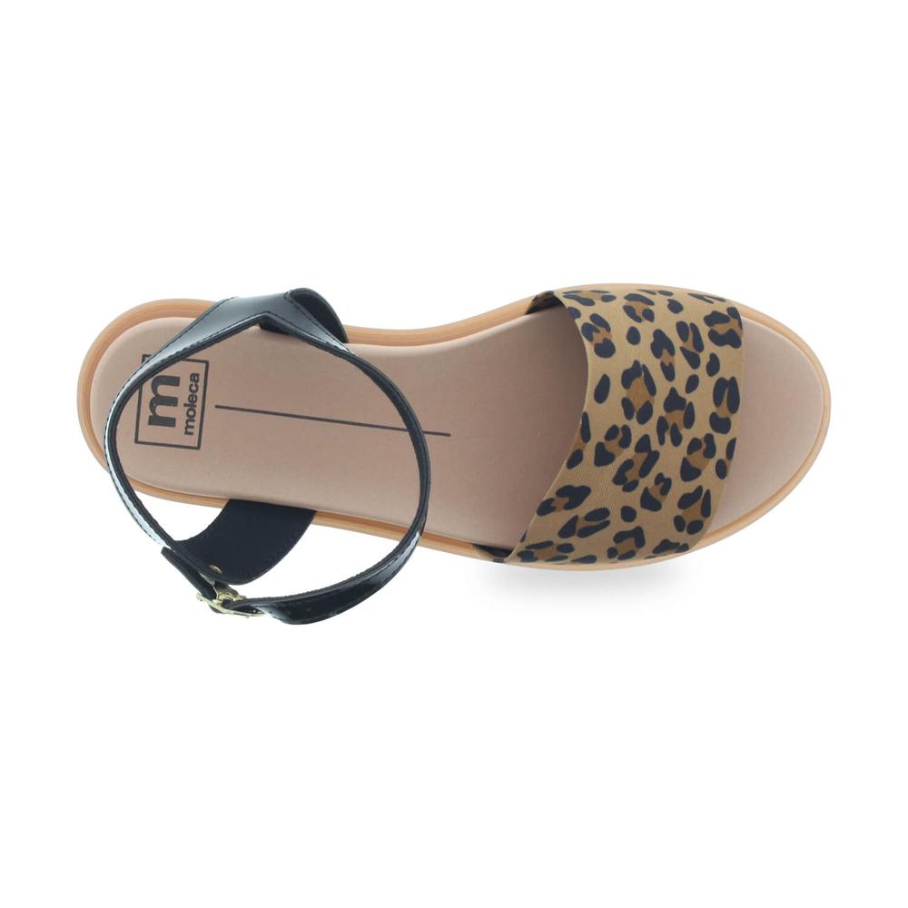Foto 4 pulgar | Sandalia Flat Moleca Donatela Print Multicolor para Mujer