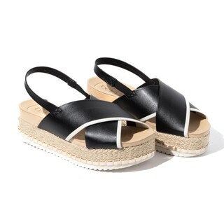 Foto 5 | Sandalias Plataforma Plana Beira Rio Ragna Pulsera Negras para Mujer