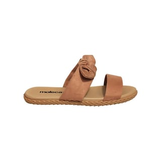 Foto 4 | Sandalia Flat Moleca Dominica Duo Cafe para Mujer