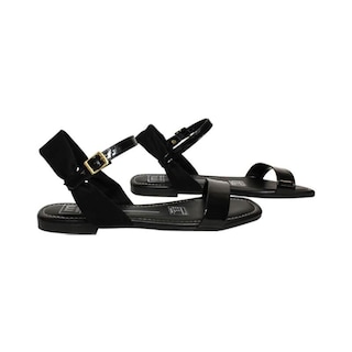Foto 3 | Sandalia Flat para Mujer Moleca Denli Flat Negro