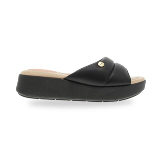 Foto 1 | Sandalias Plataforma Plana Modare Mayoree Flat Negras para Mujer
