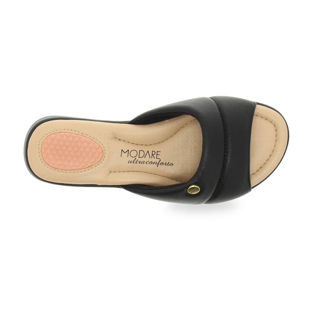 Foto 2 | Sandalias Plataforma Plana Modare Mayoree Flat Negras para Mujer