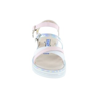 Foto 2 | Coqueta Sandalia Para Mujer Rosa Plata Blanco, Código 118517-2