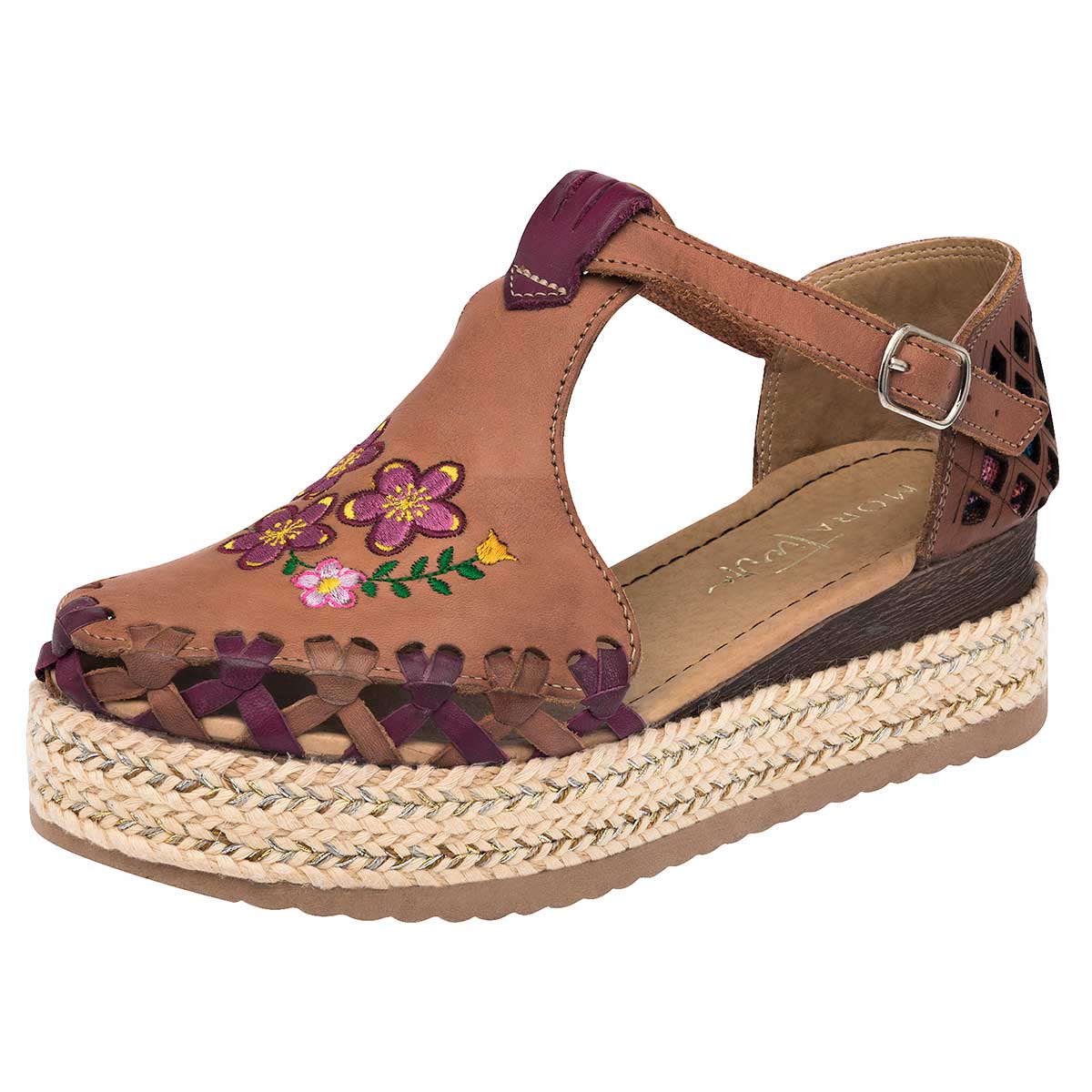 Sandalias Mora Tierra Camel para Mujer