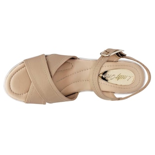 Foto 2 | Sandalias Lady One Beiges para Mujer
