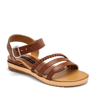 Foto 1 | Sandalias Lambers & Sheeps Cafés para Mujer