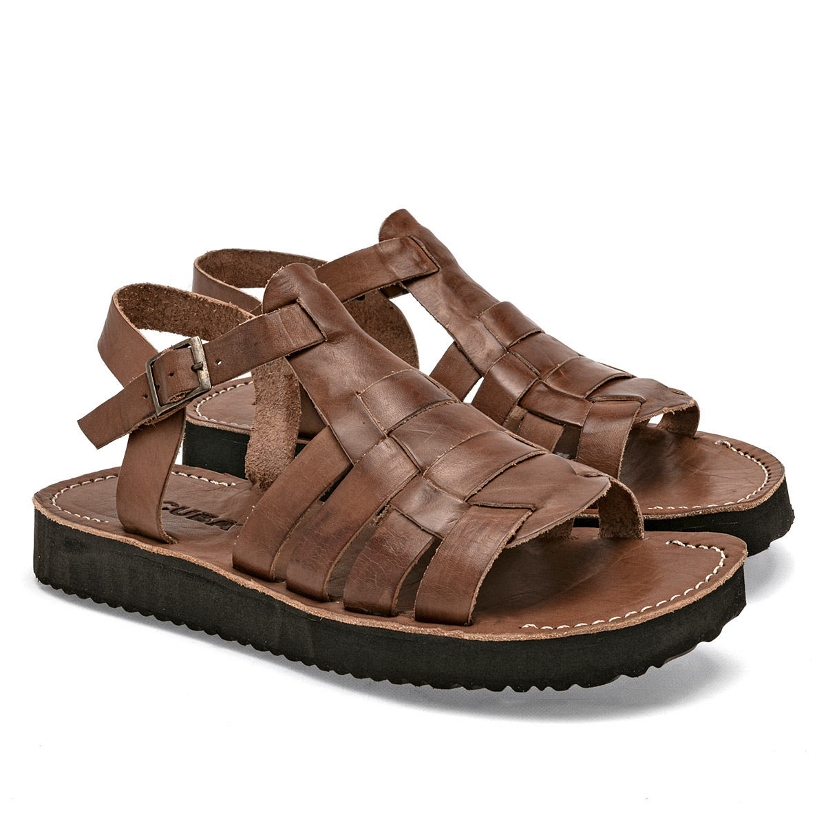 Foto 3 pulgar | Sandalias Tacuba Shoes Camel para Mujer
