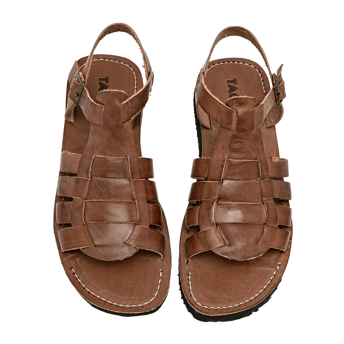 Foto 3 | Sandalias Tacuba Shoes Camel para Mujer