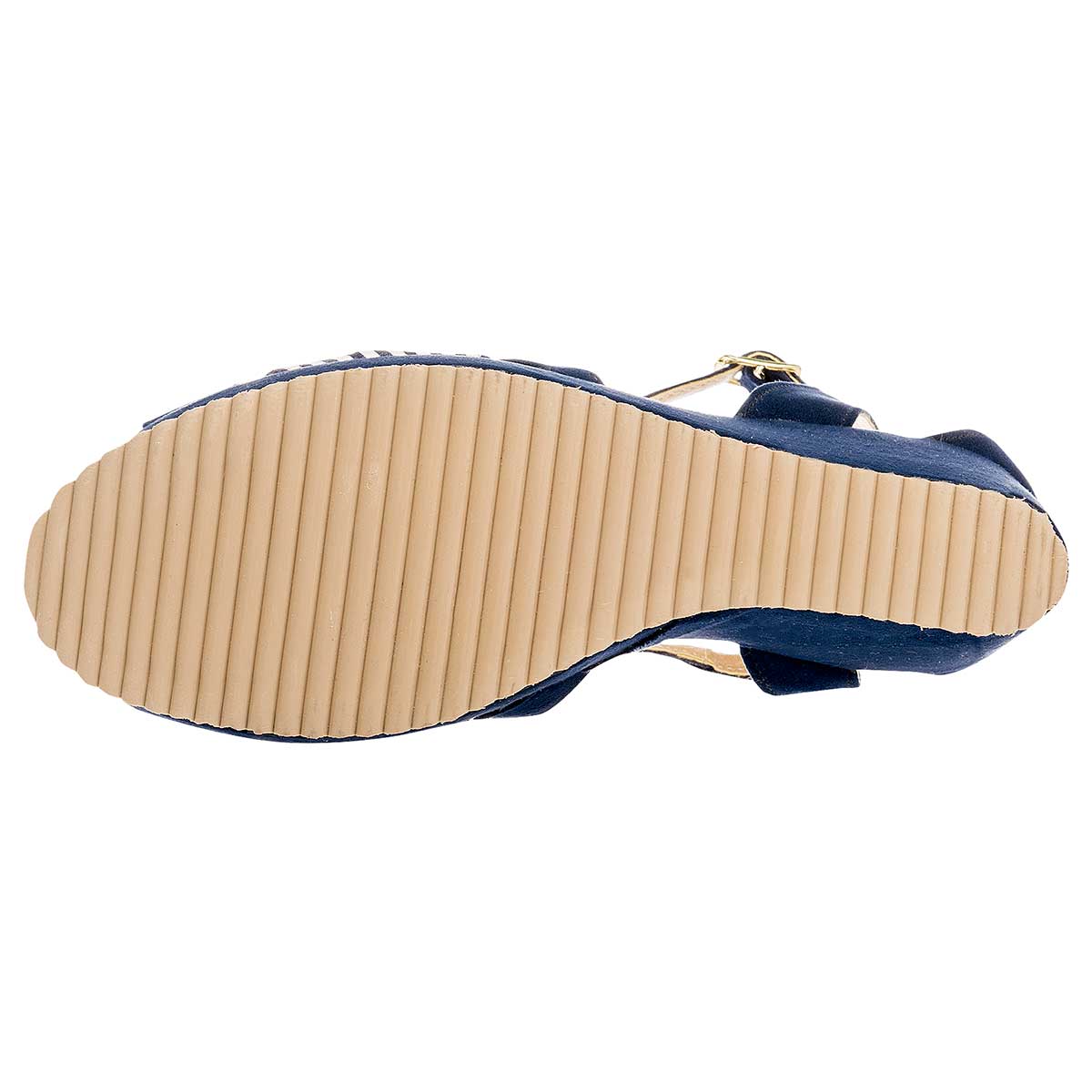 Foto 2 | Sandalias de Tacón Fratta Azules para Mujer
