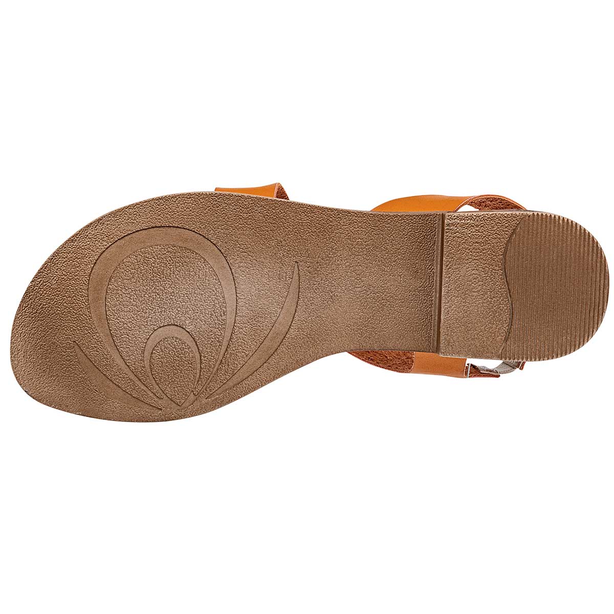 Foto 4 pulgar | Sandalias Moramora Anaranjadas para Mujer