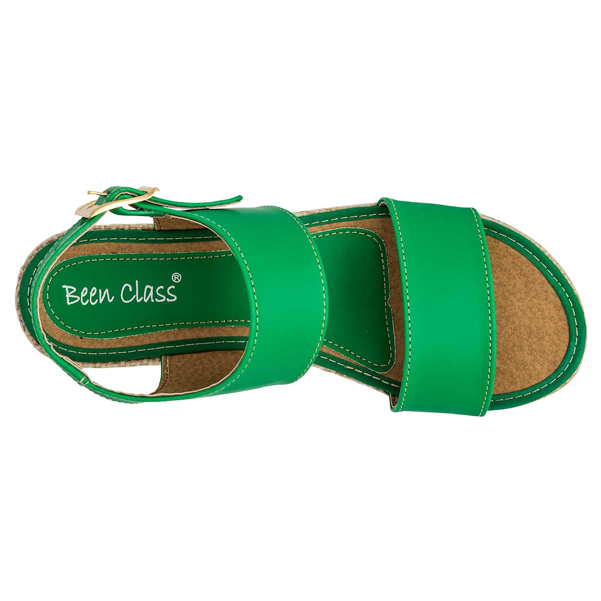 Foto 3 pulgar | Sandalias Been Class Verdes para Mujer