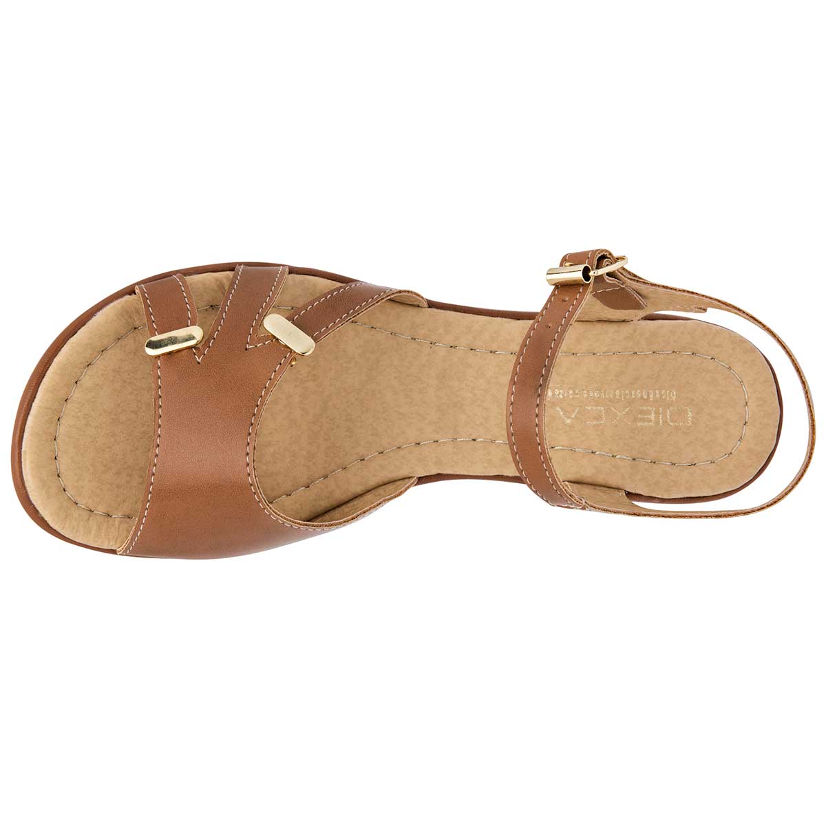 Foto 3 pulgar | Sandalia Diexca Camel Código 75865-1 para Mujer