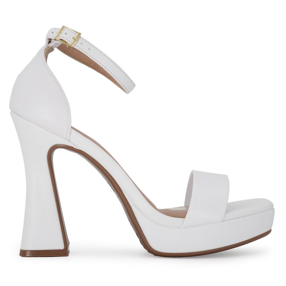 Foto 2 pulgar | Sandalia Plataforma Para Mujer Beira Rio Ivy Turim Blanco