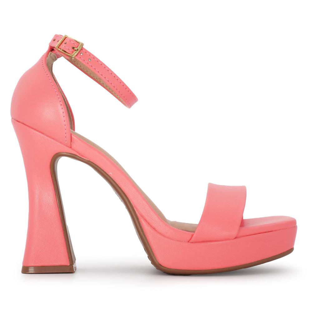 Sandalias de Plataforma Beira Rio Ivy Turim Rosa para Mujer