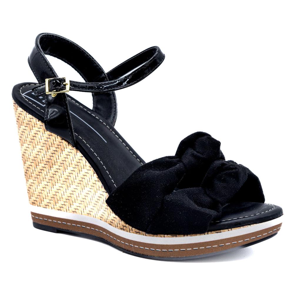 Foto 2 | Sandalia de Plataforma para Mujer Moleca 5411.928.20782 Negro