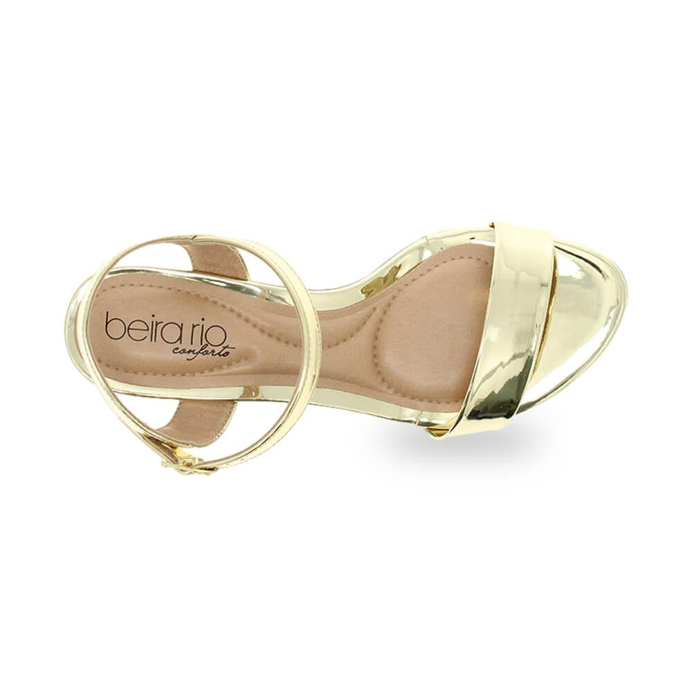Foto 7 pulgar | Sandalias de Tacón  Beira Rio Reas Met Plateadas para Mujer