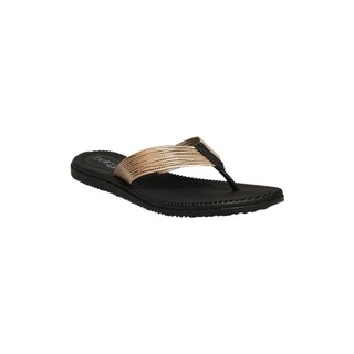 Foto 2 | Sandalia Flat Beira Rio Mini Lisa Negro para Mujer