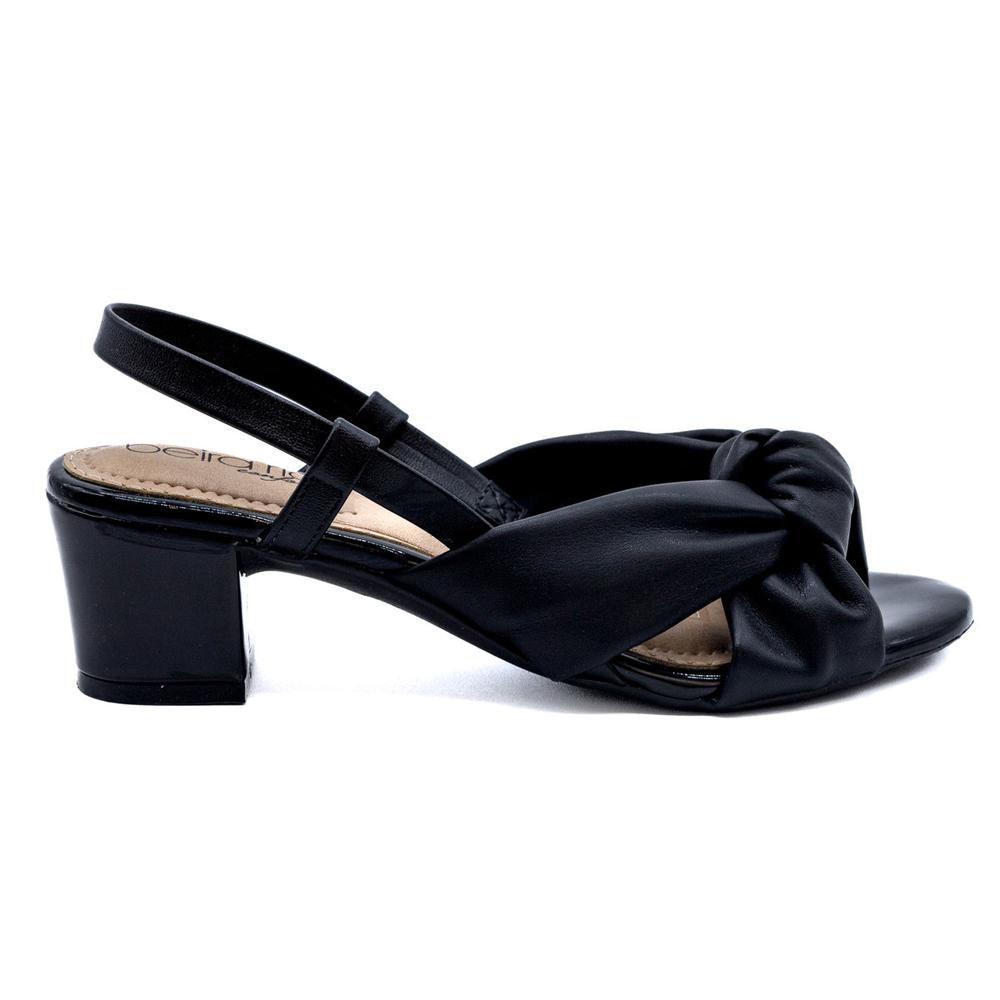Foto 2 pulgar | Sandalias de Tacón Beira Rio Negras para Mujer