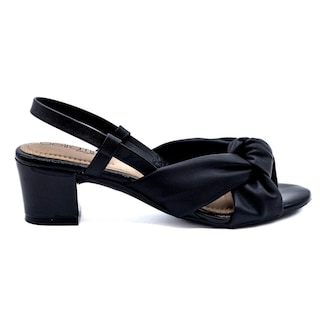 Foto 1 | Sandalias de Tacón Beira Rio Negras para Mujer