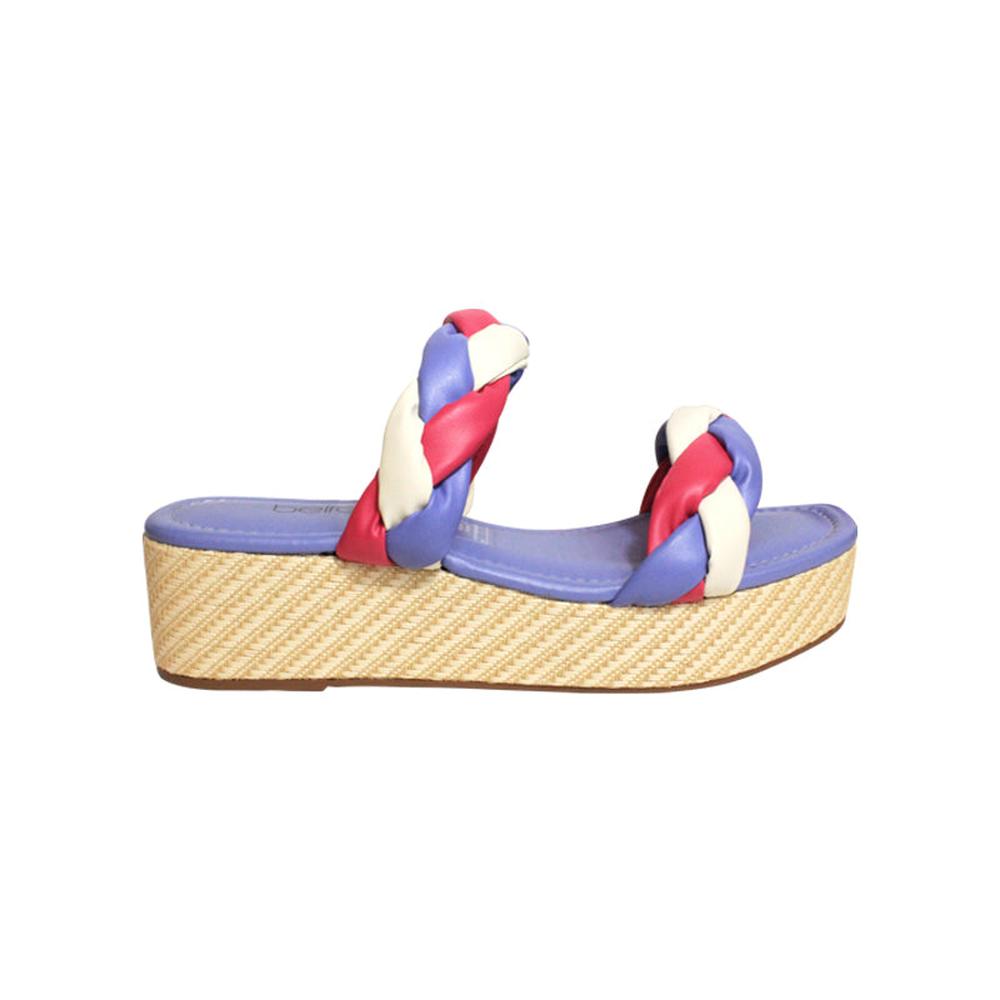 Foto 2 pulgar | Sandalia de Plataforma Plana para Mujer Beira Rio Ramiya Bold Multicolor