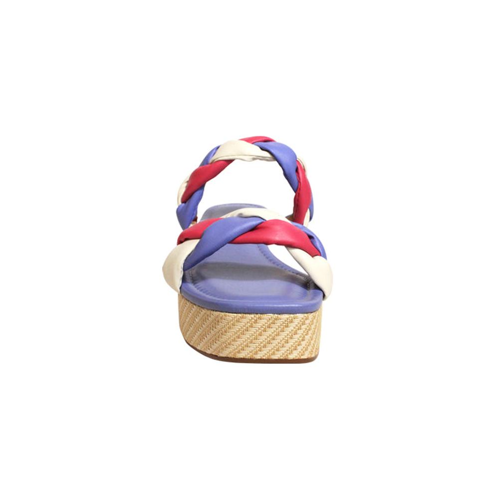 Foto 5 pulgar | Sandalia de Plataforma Plana para Mujer Beira Rio Ramiya Bold Multicolor