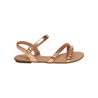 Foto 1 | Sandalia Flat Beira Rio Rossella Tren Rosa Claro para Mujer