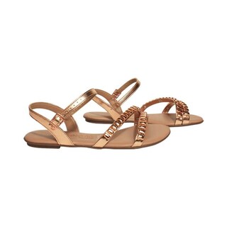Foto 3 | Sandalia Flat Beira Rio Rossella Tren Rosa Claro para Mujer