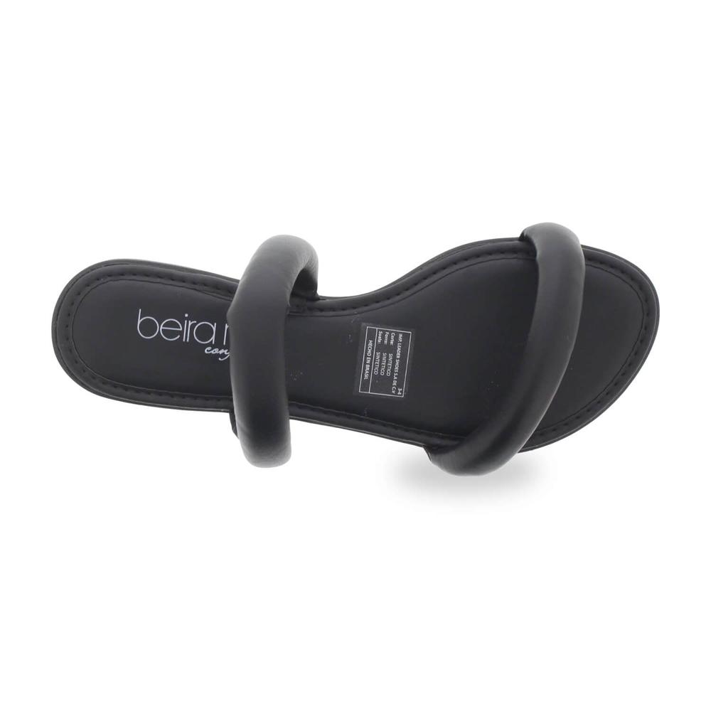Foto 4 pulgar | Sandalias Beira Rio Negras para Mujer